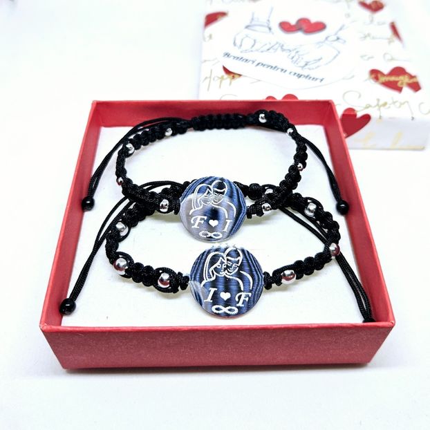 129 lei setul de 2 bratari - BRĂȚĂRI DE FAMILIE