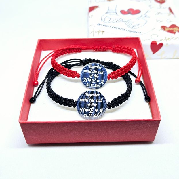 129 lei setul de 2 bratari - BRĂȚĂRI DE FAMILIE