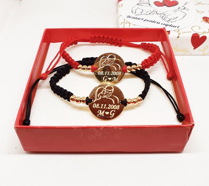 149 lei setul de 2 bratari - BRĂȚĂRI CU PICTOGRAME