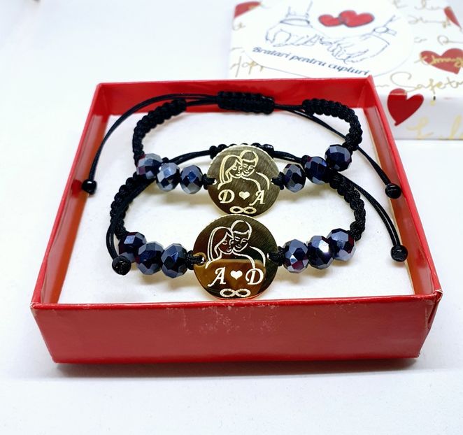 149 lei setul de 2 bratari - BRĂȚĂRI CU PICTOGRAME