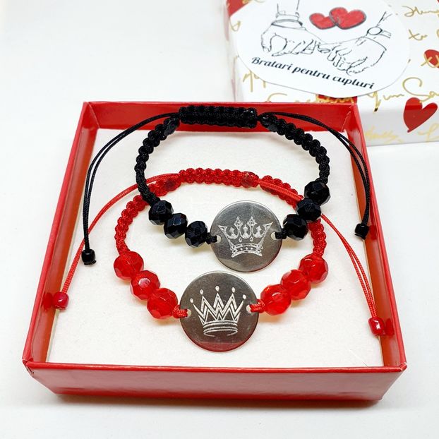 129 lei setul de 2 bratari - BRĂȚĂRI CU PICTOGRAME