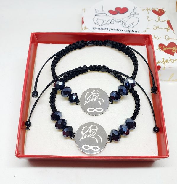 129 lei setul de 2 bratari - BRĂȚĂRI CU PICTOGRAME