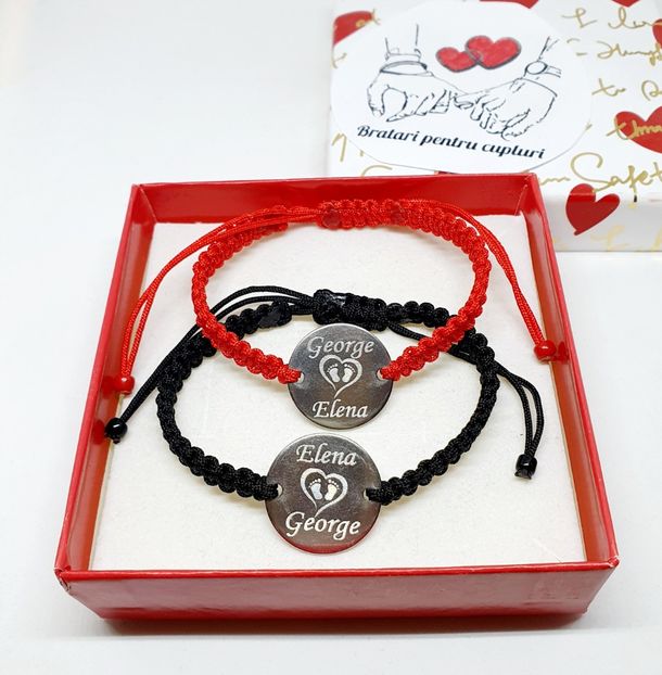 119 lei setul de 2 bratari - BRĂȚĂRI CU PICTOGRAME