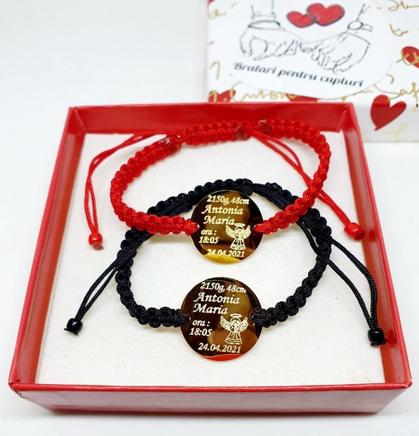 129 lei setul de 2 bratari - BRĂȚĂRI CU PICTOGRAME