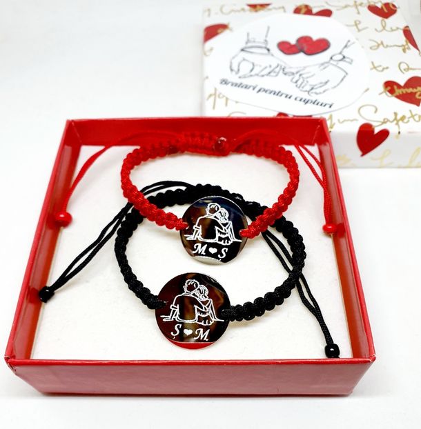 119 lei setul de 2 bratari - BRĂȚĂRI CU PICTOGRAME