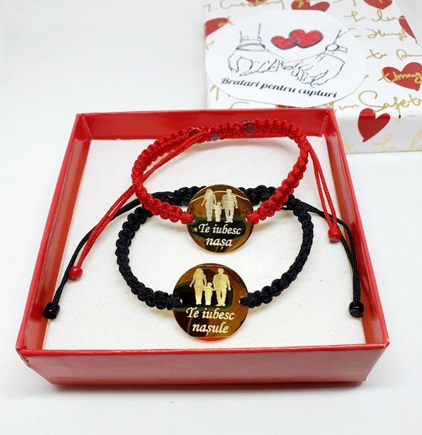 129 lei setul de 2 bratari - BRĂȚĂRI CU PICTOGRAME