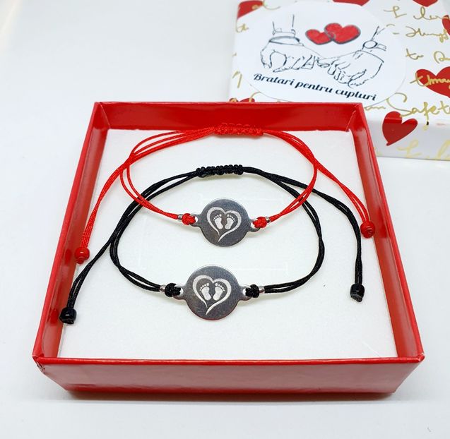 109 lei setul de 2 bratari - BRĂȚĂRI CU PICTOGRAME