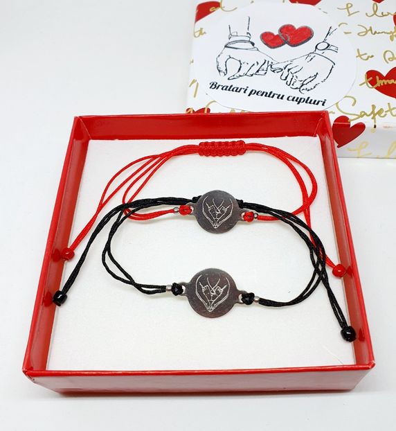 109 lei setul de 2 bratari - BRĂȚĂRI CU PICTOGRAME