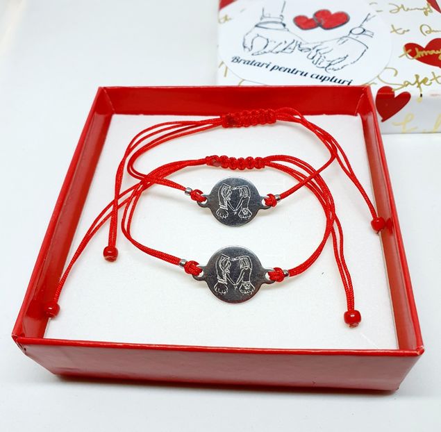 109 lei setul de 2 bratari - BRĂȚĂRI CU PICTOGRAME