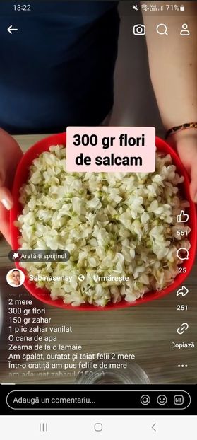 Screenshot_20240616_132208_Facebook - Dulceata din flori de salcam cu mere