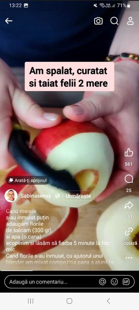 Screenshot_20240616_132221_Facebook - Dulceata din flori de salcam cu mere