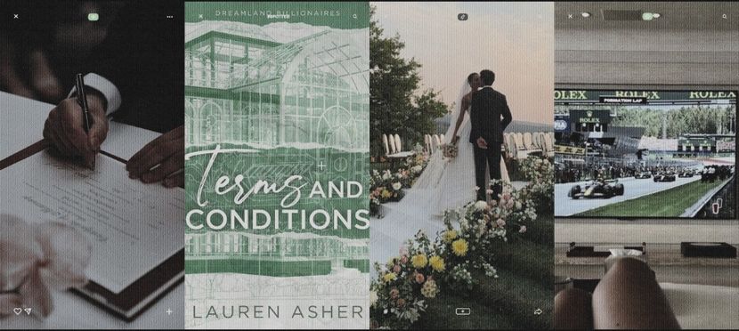 ˓♥♥♥♥♥˒ ‘Ṭẹṛṃṣ ạṇḍ C̣ọṇḍịṭịọṇṣ ᵇʸLauren Asher.’ ⠀⠀—Dreamland Billionaires² - a stranger to heaven and earth