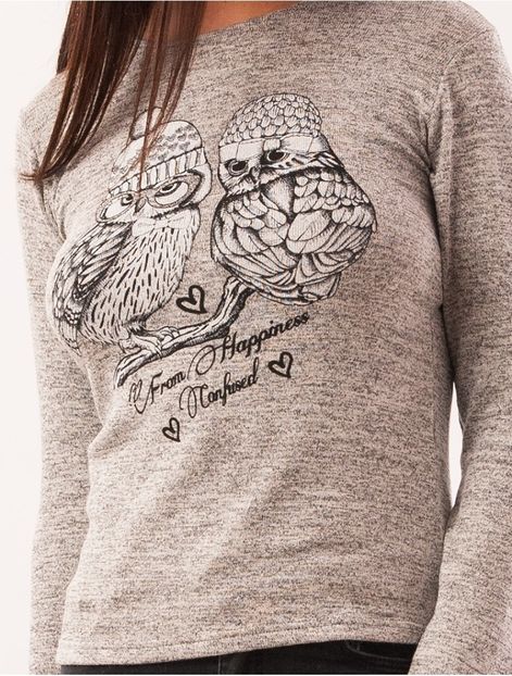 Bluza cu Bufnita - Lucruri cu Bufnite