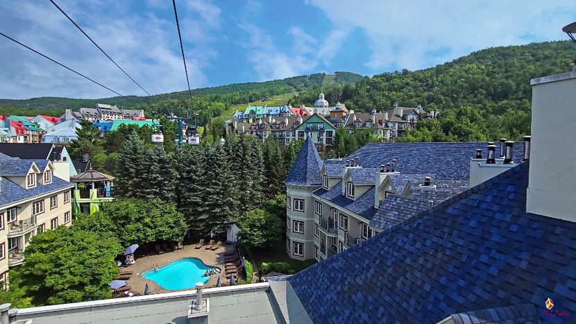 Panorama from telecabine 1 - MONT TREMBLANT - QC