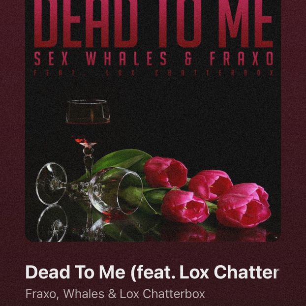 • cupcakes got “Dead to Me” by Sx Whales & Fraxo. + - when i see you on those streets