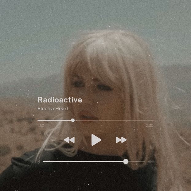 ❝My blood is radioactive／My heart is nuclear／Love is all that I fear／Ready - If I cannot reach you let my song teach you