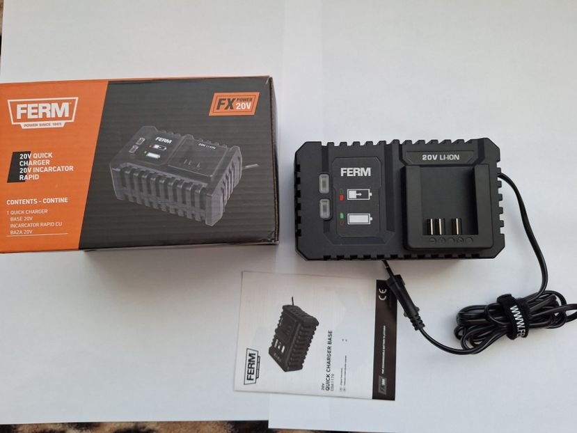  - Incarcator Ferm 20V model 1