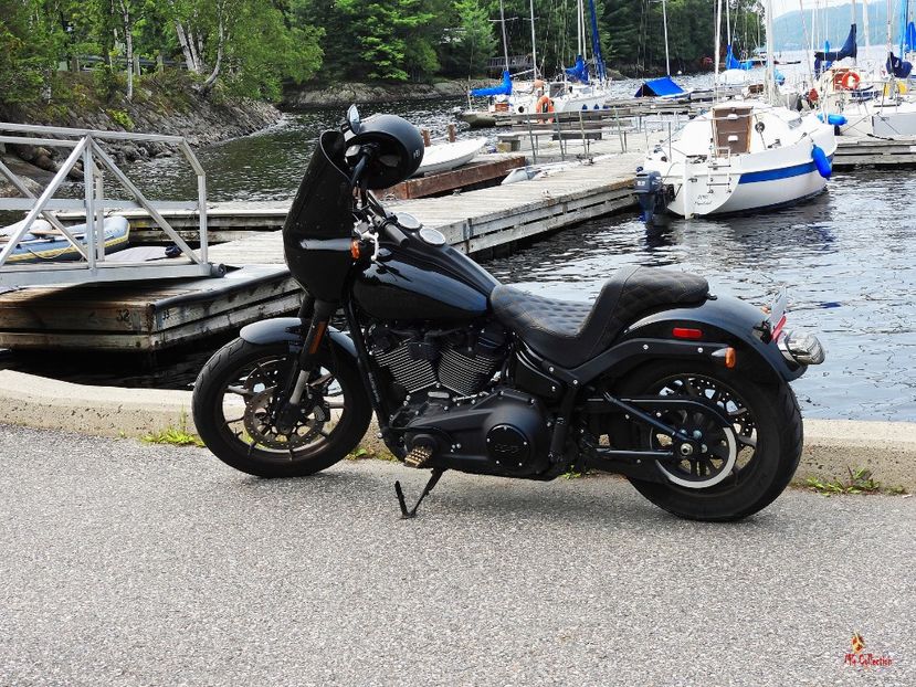 Harley D at Mt Tremblant Marina - D - CARS - BIKES - BOATS
