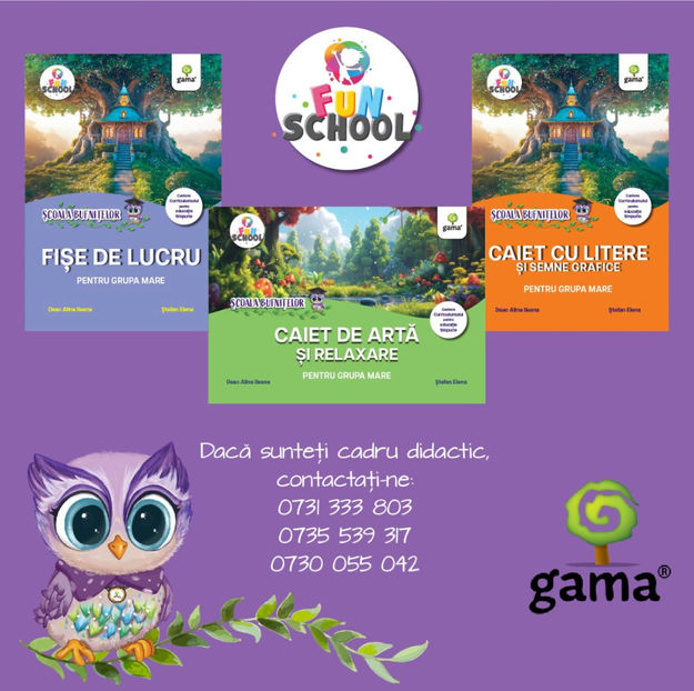 Fun School - 1 Editura Gama - Cărți pentru copii