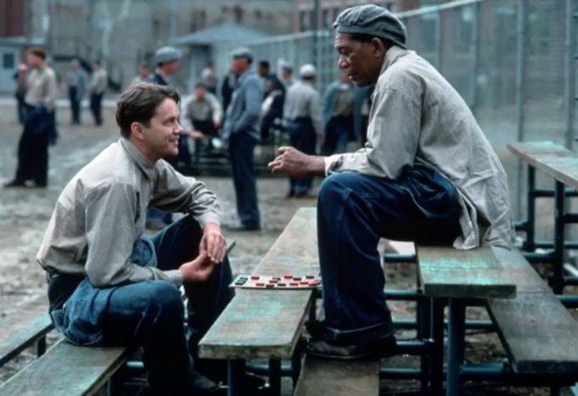 The Shawshank Redemption, dir. by Frank Darabont, 5★.　A man, Andy, wrongfully imprisoned for his - Back to the Old House