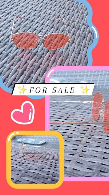 ❤️ Ochelari cu lentile corai - Harley s Closet - Contul meu de VINTED