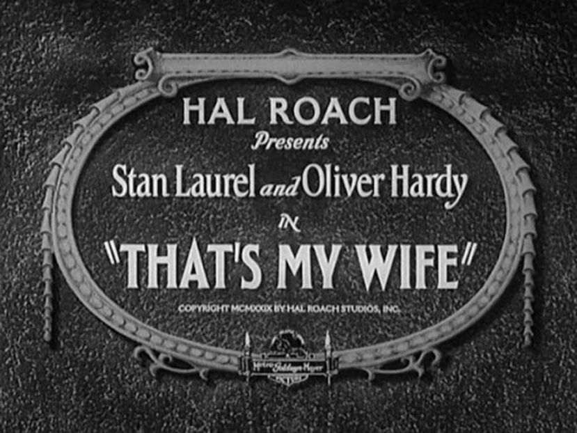 That's My Wife - 1929 - Thats My Wife