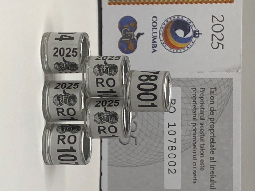 Inele FCI 2025 - 0 Inele Porumbei Voiajori FCI 2025