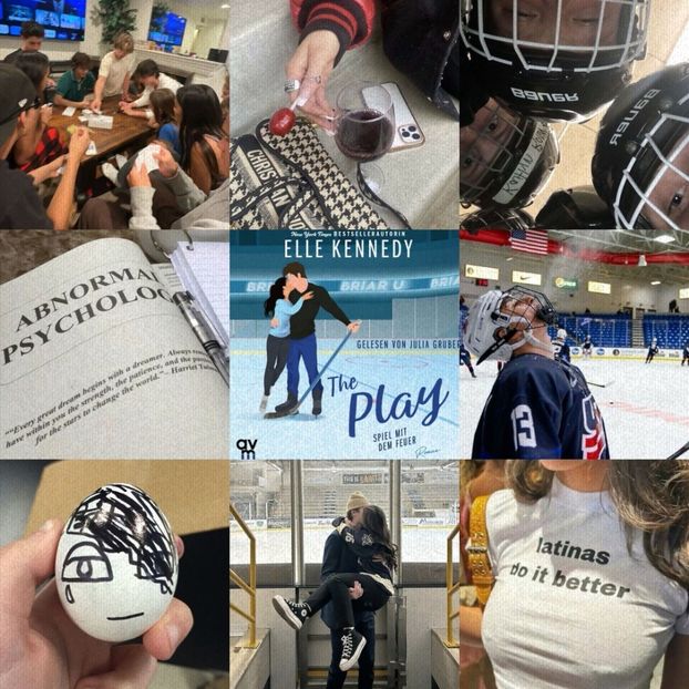 ⠀Ṭḥẹ P̣ḷạỵ ⠀—Elle♥Kennedy.  ·✭✭✭✫✫·⠀⠀⠀.｡`₃Briar U྅Sports Romance´ - wipe stardust from your eyes