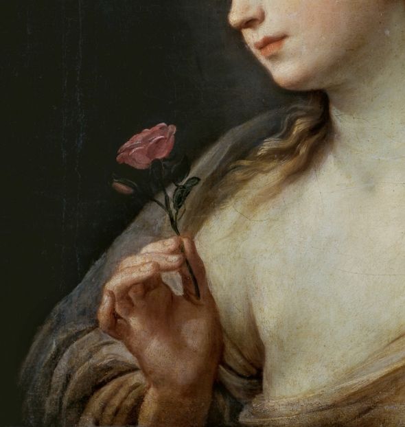 ⸂Girl with a Rose⸃ , Guido Reni - Collection of Tintypes