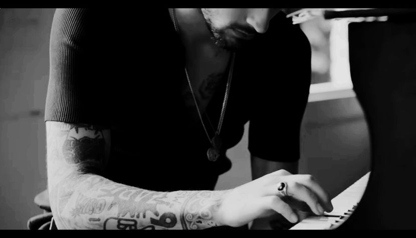 Zade exhales, leaning back slightly, one hand still resting on the keys. For a long moment, he - Can your heart be mine in search