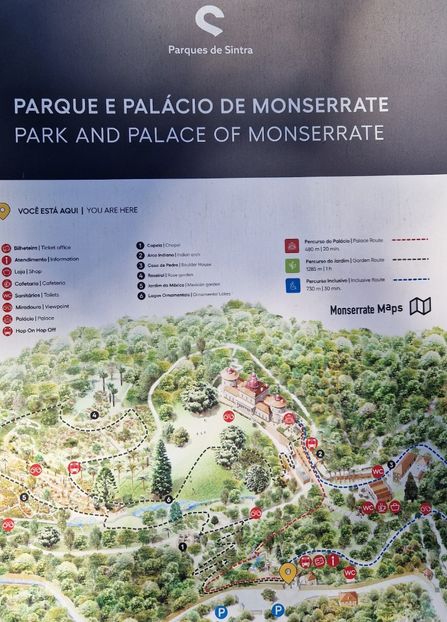  - 2025 Parcul palatului Monserat Sintra Portugalia
