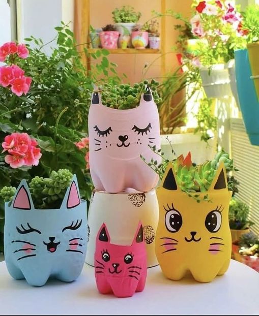  - Awesome Plastic Bottles Craft Ideas - Recycled Bottle