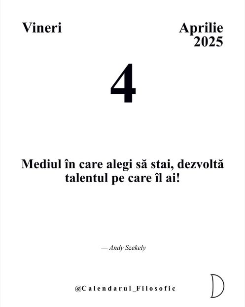  - Calendar motivational