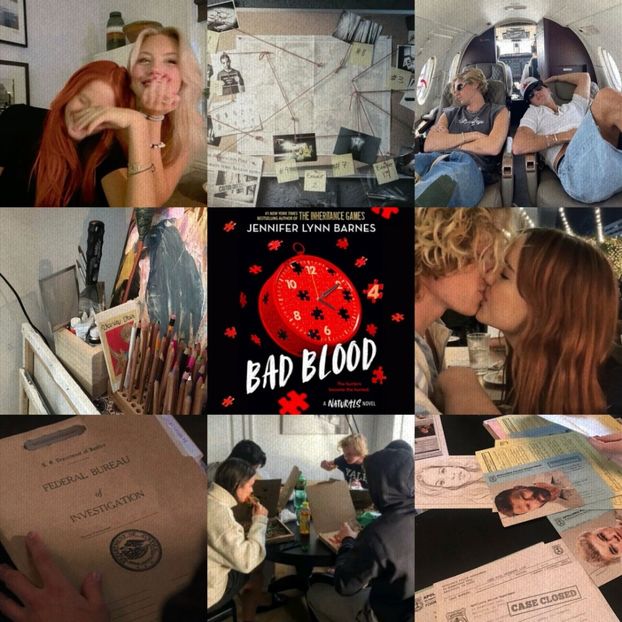 ⠀Ḅạḍ Ḅḷọọḍ —JennL♥Barnes.  ·✭✭✭✬✫·⠀⠀.｡`₄The Naturals྅YA Mystery Thriller´ - wipe stardust from your eyes