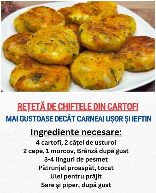  - Chiftele din cartofi