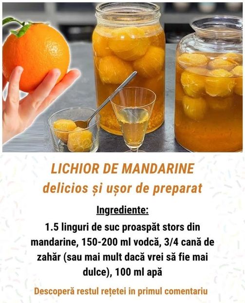  - Lichior de mandarine