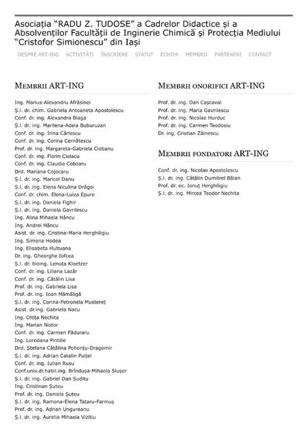 Primit drept membru onorific - 2025 MEMBRU ONORIFIC AL ASOCIATIEI RADU Z TUDOSE - CONDUCATORUL MEU DE DOCRORAT