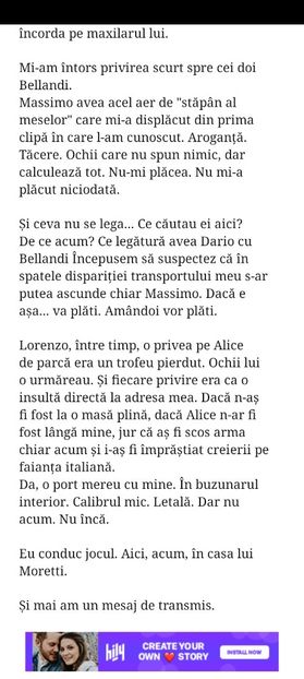 Screenshot_20250610_052250_Wattpad - x3 In bratele inamicului capitolul 7 x3