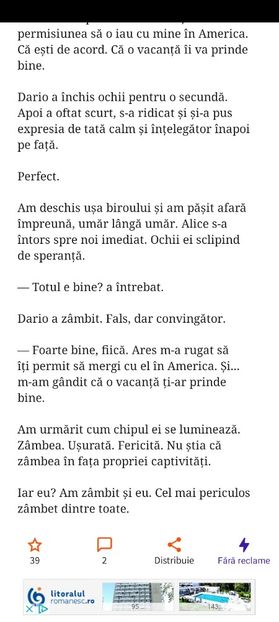 Screenshot_20250610_052410_Wattpad - x3 In bratele inamicului capitolul 7 x3