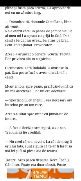 Screenshot_20250610_052629_Wattpad - x3 In bratele inamicului capitolul 8 x3