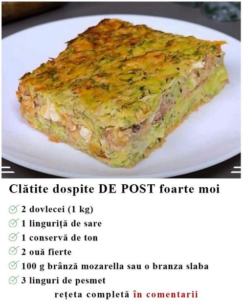  - Dovlecei la cuptor cu ton
