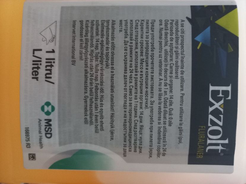  - EXOLT SOLUTIE ORALA