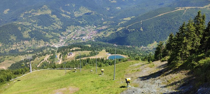 Băile Borsa din telegondola - Borsa iulie 2025