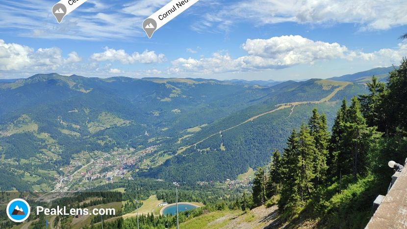 munții din jurul statiunii Borsa - Borsa iulie 2025