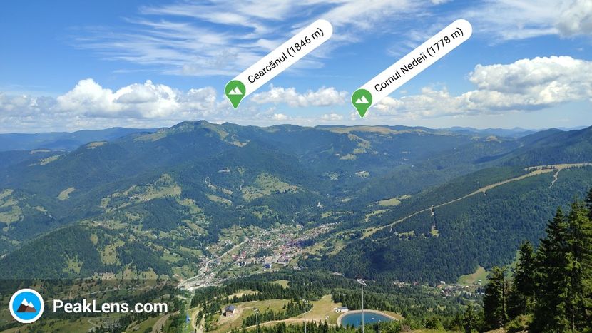 munții din jurul statiunii Borsa - Borsa iulie 2025