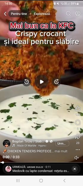 Pui crispy cu sos de usturoi - Meniul zilei - ce mai gatim azi - idei de retete