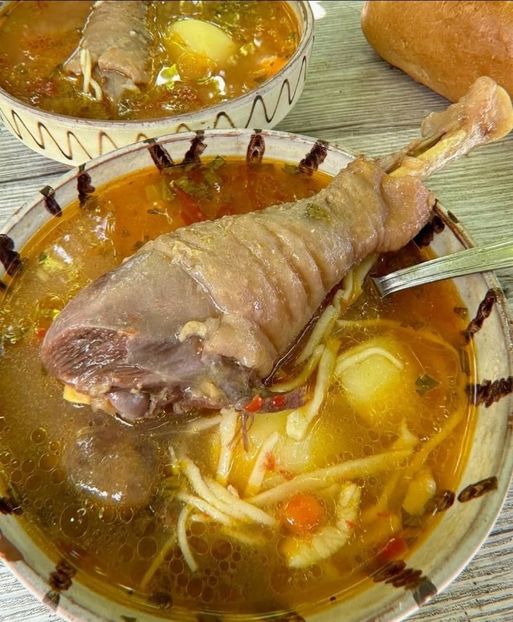 Ciorba de cocosel de tara cu taitei de casa - Meniul zilei - ce mai gatim azi - idei de retete