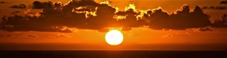 Sun Photo A00005 8-10-2017 Sunset over ocean low resolution - petrecere petreceri fire hot and ice cold