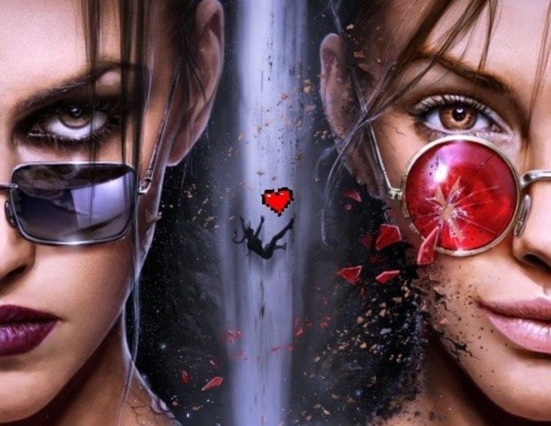 She Love Glasses - ----------------------- A little pleasure for Lara Croft