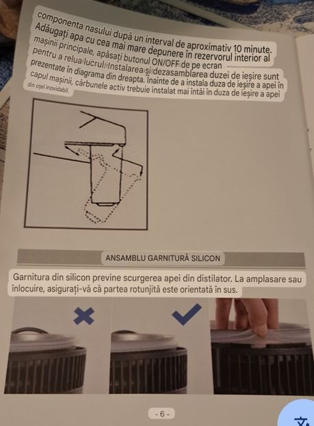  - A aparat demineralizare prin distilare